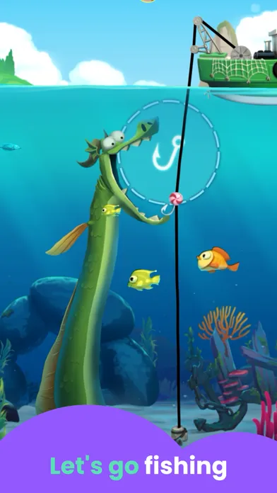 Sea Monster Fishing Games应用截图